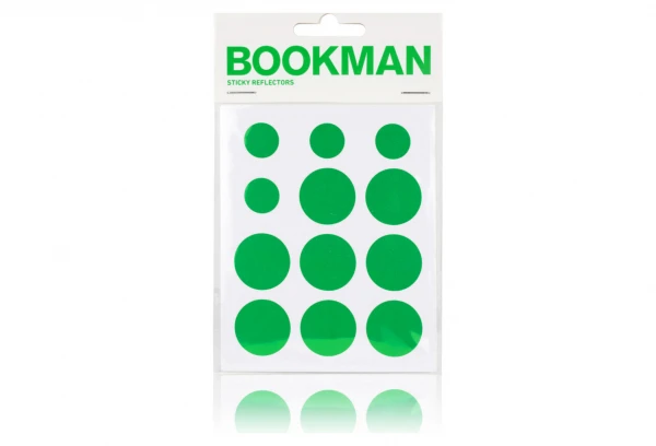 BOOKMAN Stickers Reflechissant Vert