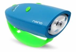 Éclairage Avant / Klaxon Hornit Nano Bleu / Vert