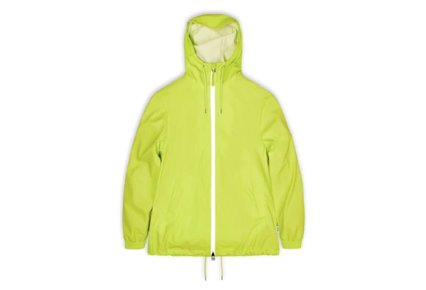 Veste Unisexe Rains Storm Breaker Jaune Fluo Marron / Noir – Image 2