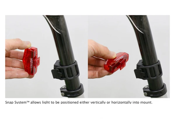 Paire D'Éclairages Cateye AMPP100 & ViZ100 Noir – Image 4