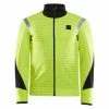 Veste Thermique Réfléchissante Route Craft Hale SubZero Jaune Fluo Noir Homme