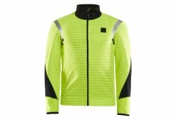 Veste Thermique Réfléchissante Route Craft Hale SubZero Jaune Fluo Noir Homme