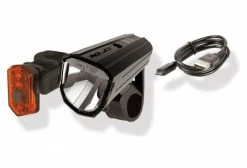 SET ÉCLAIRAGE AVANT/ARRIÈRE A LED XLC TOUS VÉLOS