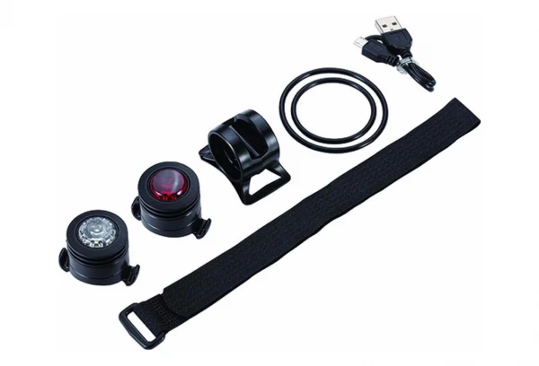 Mini éclairage Avec Support AV+AR BBB SpyCombo USB