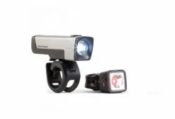 Paire D'Eclairages Bontrager Ion Comp R / Flare R Gris