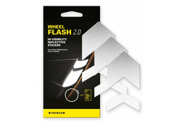 The Beam WHEEL FLASH 2.0 Silver | Réflecteurs Pour Roue De Vélo